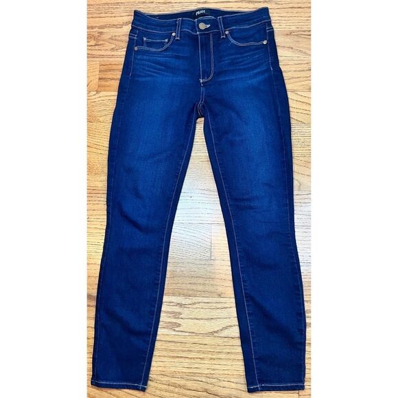 PAIGE DENIM Hoxton High-Rise Ankle Skinny Stretch Jeans Size 26 NWOT - Picture 5 of 13